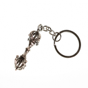  Silver Vajra Keychain