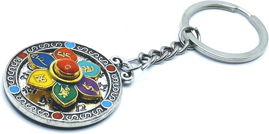  Spining Om Mani PadmeKeyring