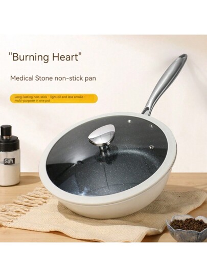 28cm cobblestone frying pan/set