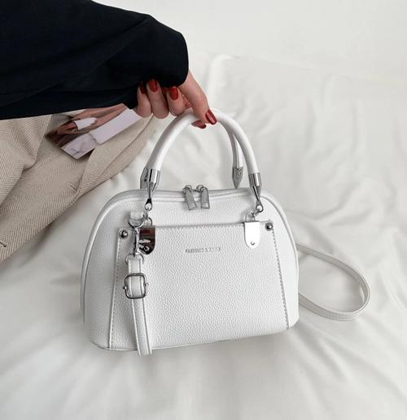 Women's Medium Pu Leather Solid Color - Crossbody Bag