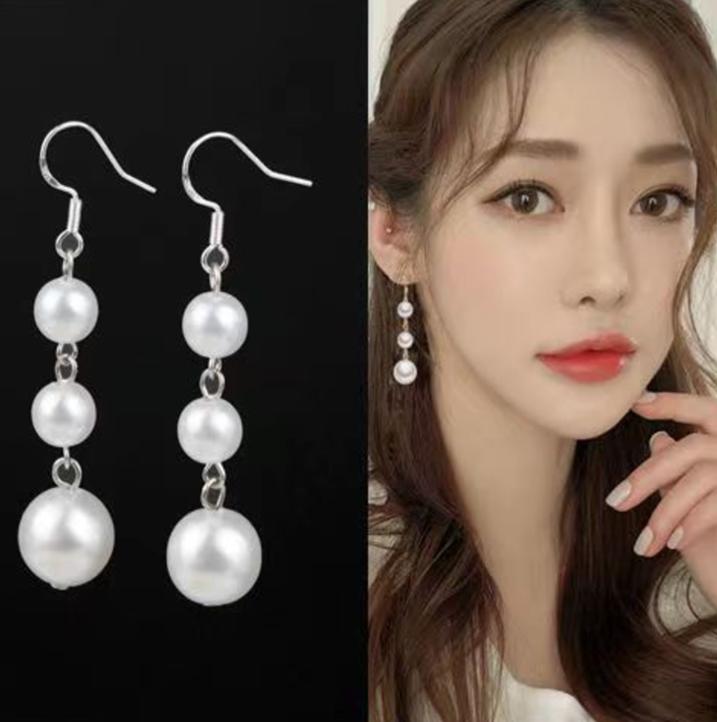 Simulated Pearl Earrings For Women