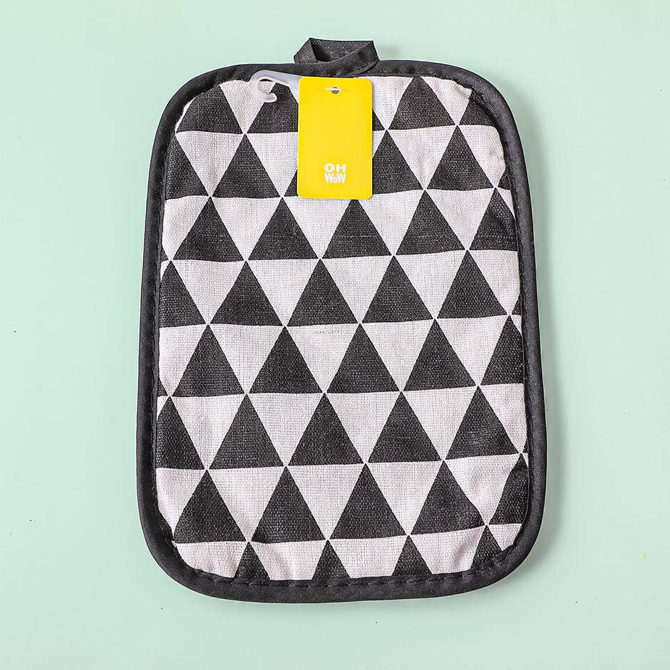 Cotton and linen plain color heat insulation pad 17*25