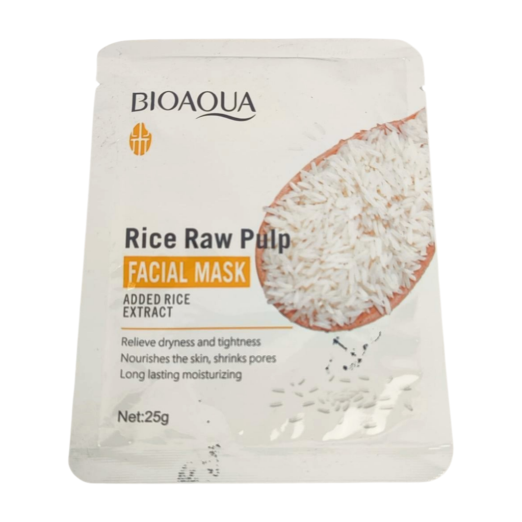 Bioaoua Rice Raw Pulp Facial Mask
