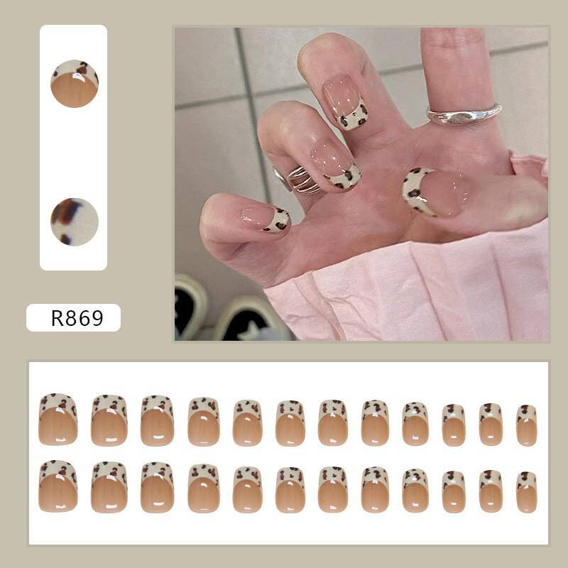 High Quality Artificial Fingernails Unique Design Handmade Press on Nails R869