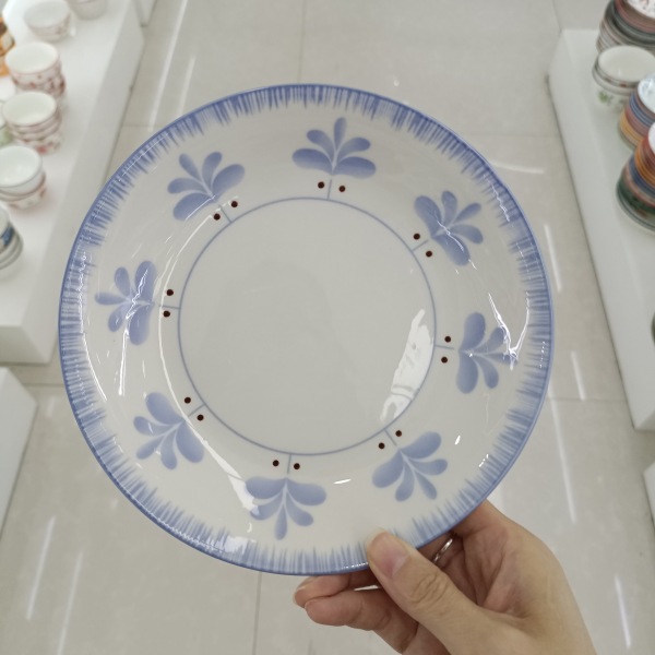 7 dinner plates (elegant)