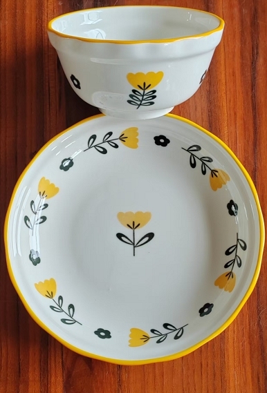 4.7 Joyful and Full of Charm Series Ceramic Bowl