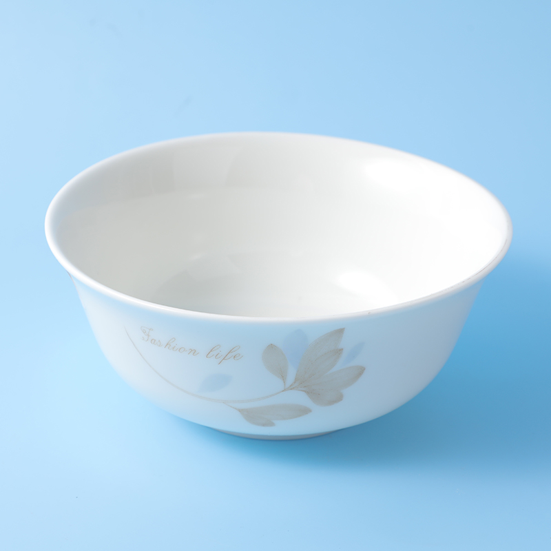 6-inch gold-lined ceramic bowl