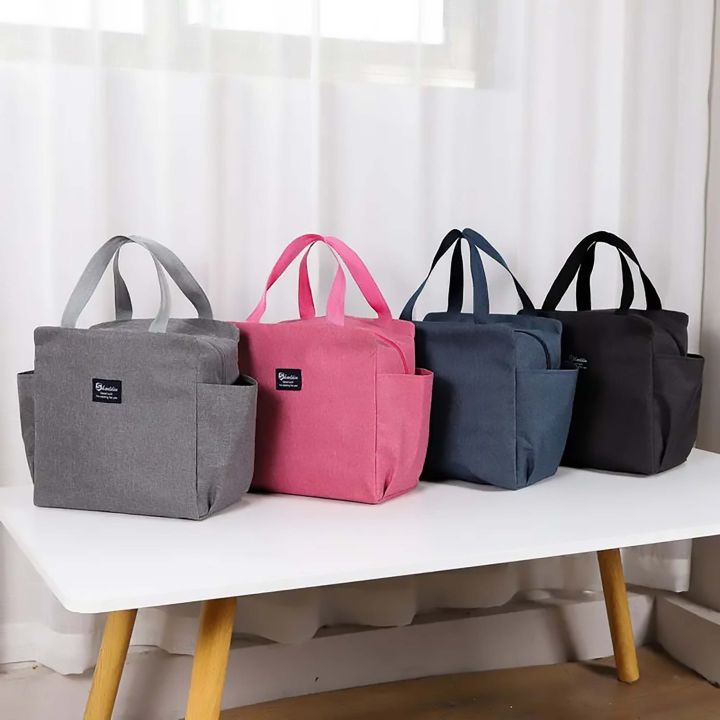 Large Insulated Thermal Lunch Bag – Sleek Office-Style Bento Design with Leakproof Interior, Durable Build
