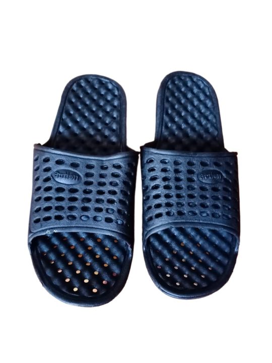 Bathroom Rubber Slippers For Unisex (Assorted Color) 