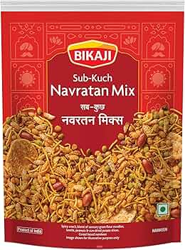 Bikaji Sub Kuch Navratan Mixture Spicy Crunchy Namkeen 350g Pack
