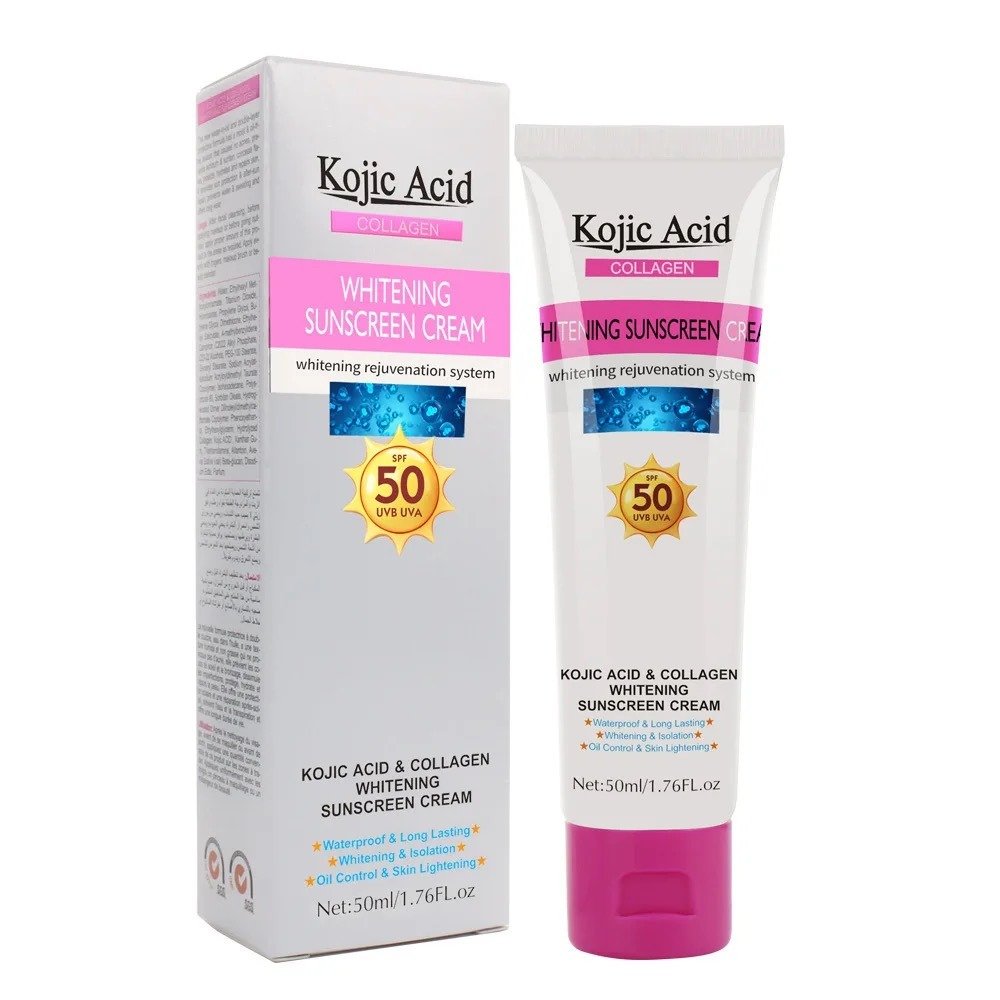 Kojic Acid Collagen Whitening Sunscreen Cream 