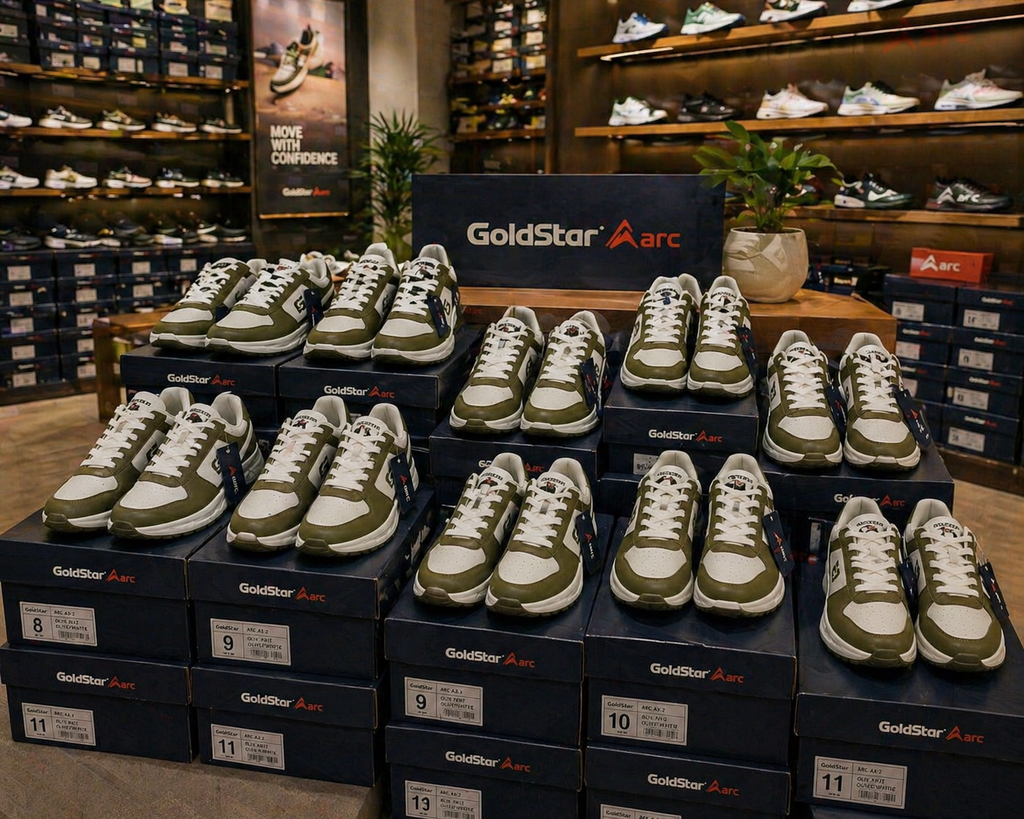 Goldstar Shoes ULSF-AX-2/I OLIVE WHITE  
