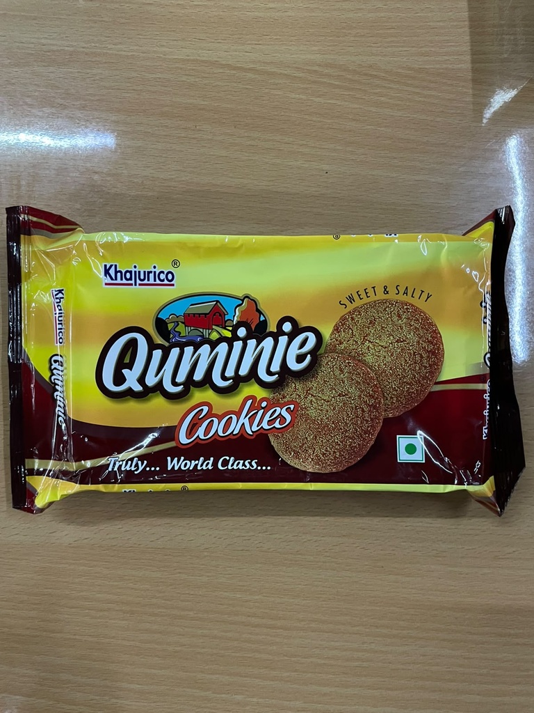 Khajurico Quminie Cookies 150g | Crispy Sweet Biscuits | Crunchy Tea Time Snack for Kids & Family