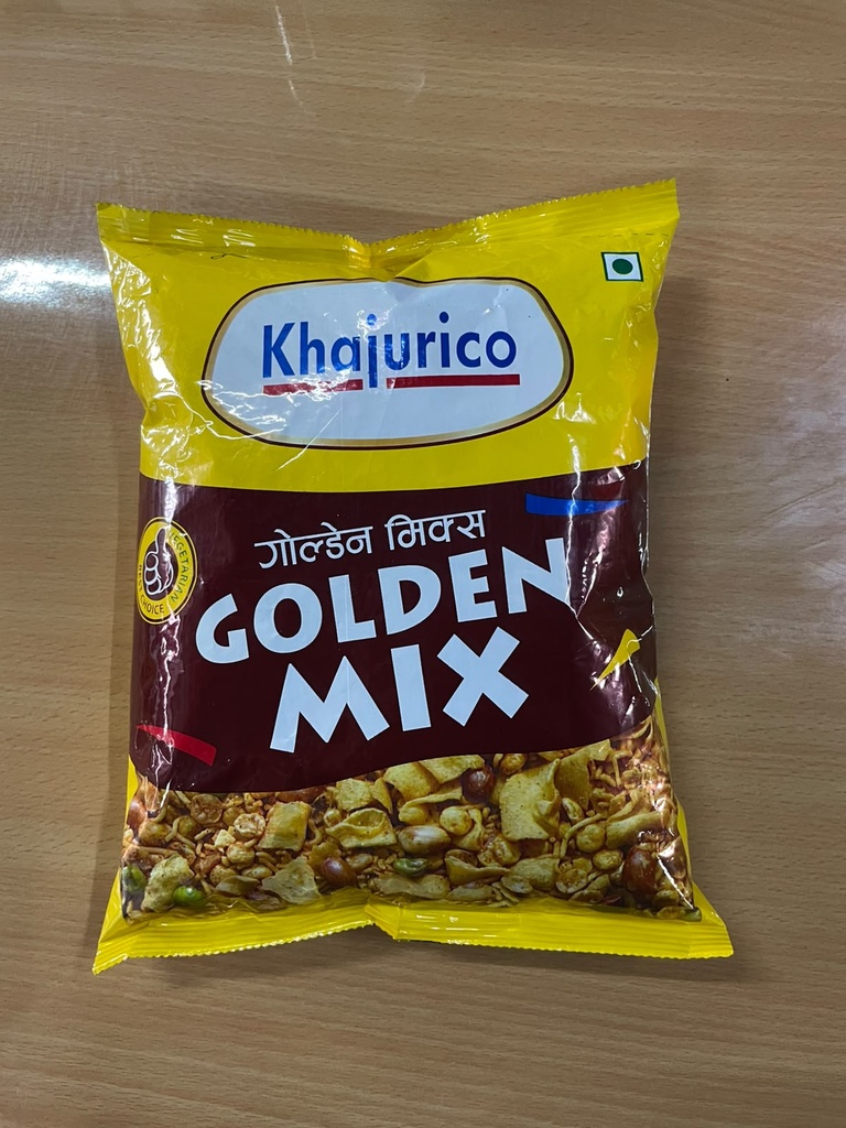 Khajurico Golden Mix Namkeen - Crispy Nepali Savory Snack Mix 160g