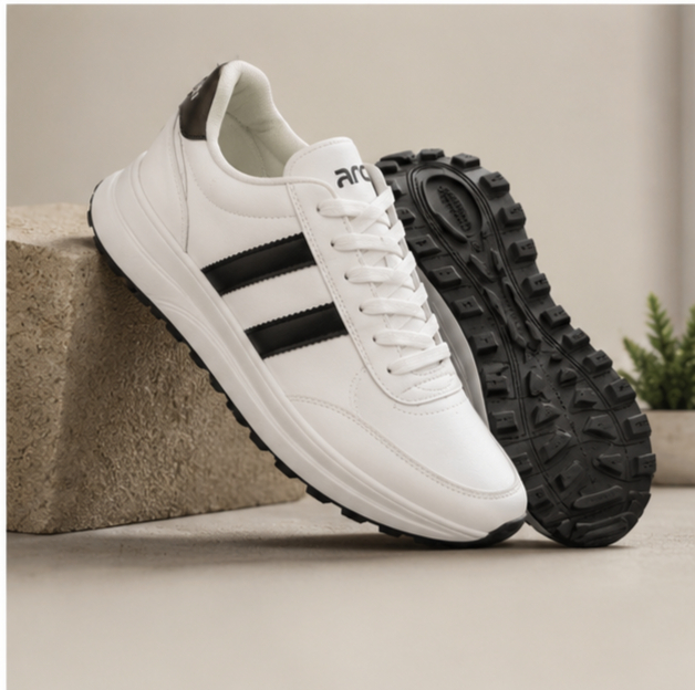 Goldstar ARC Series ULSF-AXL-113CV  Casual Shoes (White/Black)