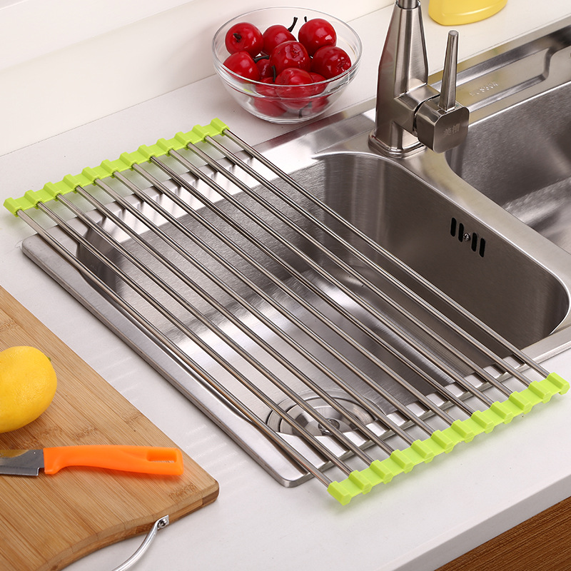 201 Stainless Steel Drain Rack | Kitchen Organizer, Drying Rack