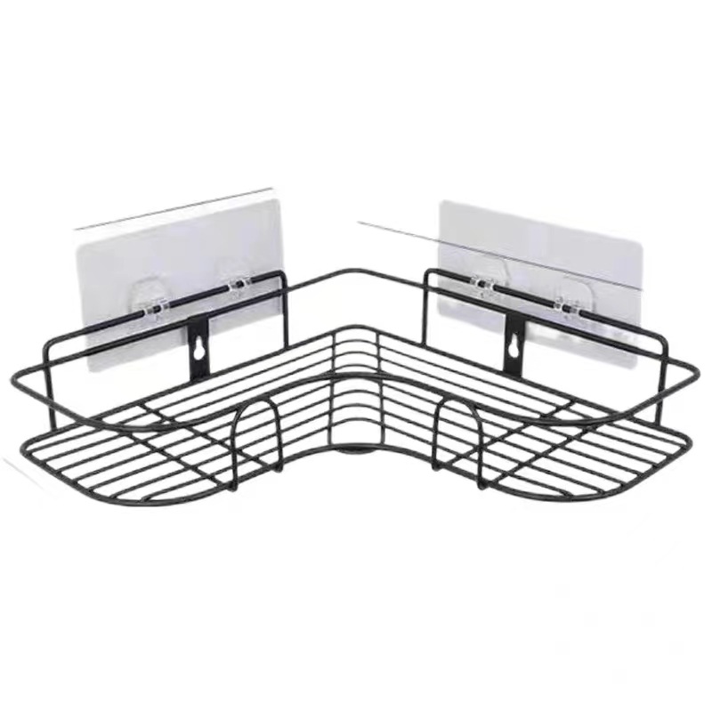 No-Drill Bathroom Shelf