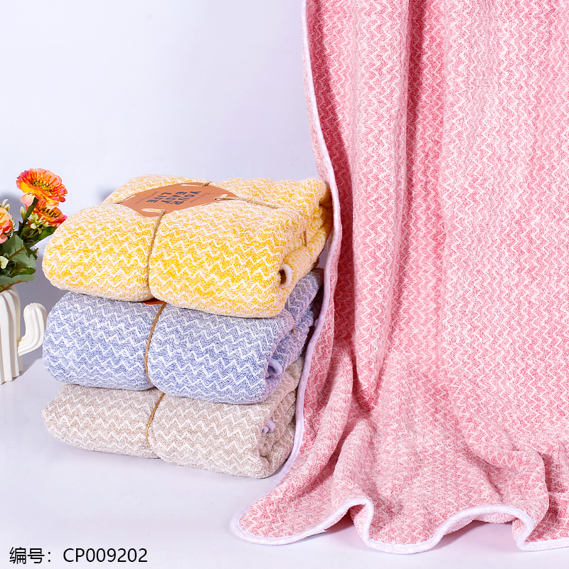 Coral Fleece Water Ripple Star Bath Towel/8