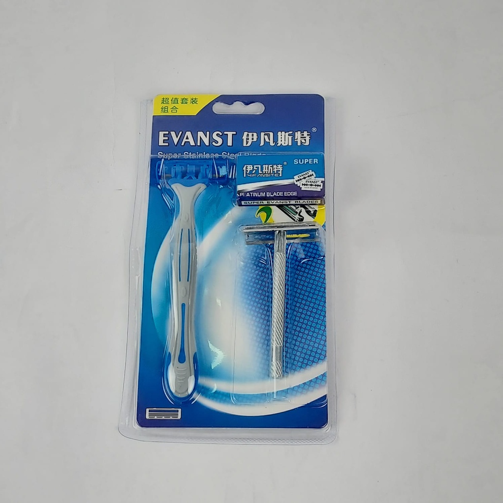 Evanst Stainless Steel1+1 razor set