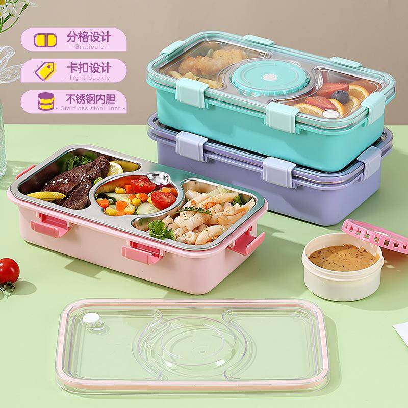 3-Box Combo Stainless Steel Lunch Box Set | Lunch Box, Food Storage