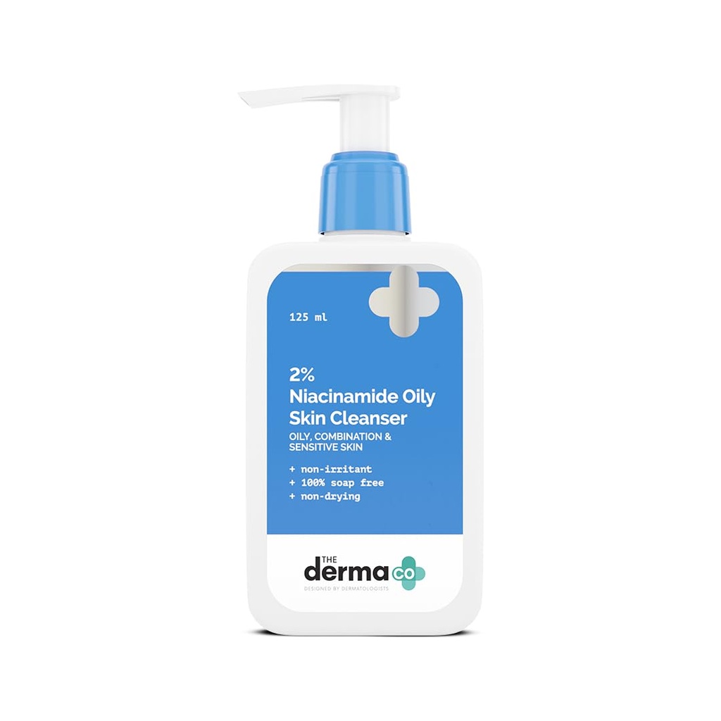 Derma Co 2% Niacinamide Oily-Skin Cleanser 125ml