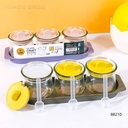 H.S Duck 3 Compartment Spice Bottle 88210 340ml