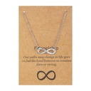 Stainless Steel Infinity Pendant Necklace For Women