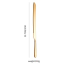 430 Stainless Steel Gold Cake Slicer
