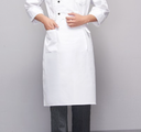 White Half Apron
