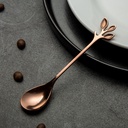 Creative Leaf Spoon Rose Gold