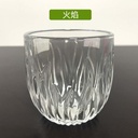 Transparent Flame Water Glass