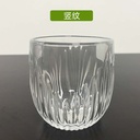 Transparent Vertical Stripe Water Glass