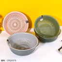 3299 Round Crystal Design Drain Basket | Kitchen Basket, Drain Rack