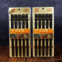 1087 gold foil bamboo alloy chopsticks