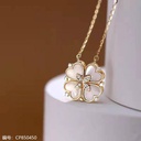 Lucky Four Leaf Clover Heart Necklace 92916