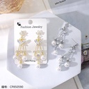 Elegant Female Flower Drop Earrings