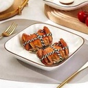 7 inch square plate (corner love) excellent
