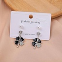 Pearl diamond two pairs of stud earrings -8