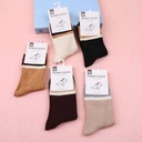Color matching cotton socks for women