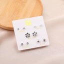 Versatile Fashion Stud Earrings – 5 Pairs
