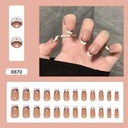 Sparkle Finish Press-On Nail Set R870
