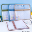 64101 - Double-layer Horizontal Accordian Bag with File Pouch