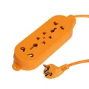 9M Yellow 4 Socket Extension Cord Multiplug 