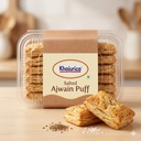Khajurico Salted Ajwain Puff (120g) - Crispy Tea-Time Snack