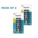 PearlMax Twin Blade Razor (Black) | Disposable Razor | Super Stainless | 6 Cartridges [504934024-1764138040030-0]